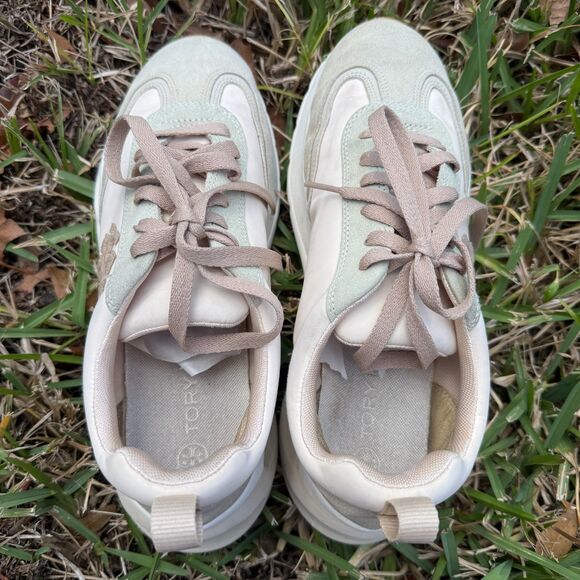 Tory Burch Good Luck Trainers Sneakers Size 10 - Picture 8 of 12